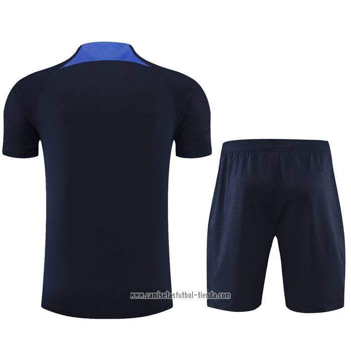 Chandal del Chelsea 2022 2023 Manga Corta Negro - Pantalon Corto